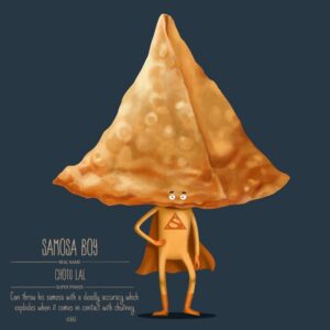 Samosa Party at Chai Point - India's 4th Meal Innovation in Global Food 79908367 samosa man976