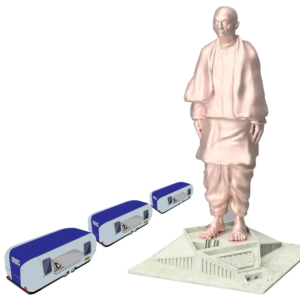 Hungry wheels sardar patel statue of unity