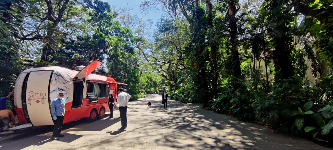 hungrywheels.in chef-urban-denk-taj-hotels-qmin-food-pod-branding-Taj-Landsend-Taj-mahal-hotel