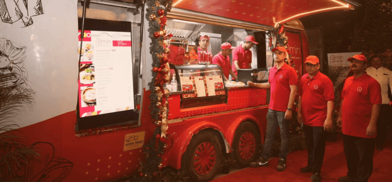 Home HungryWheels.in best food trailer manufacturer Taj QMIN food pod c1 mobile kitchen food trailer India's first mobile real estate pod chef urban denk taj landsend